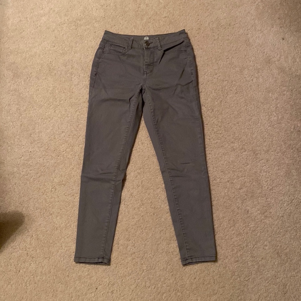 Grey high rise jeggings